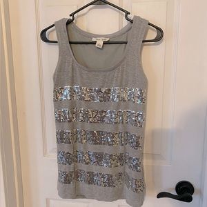 White House black market sequin tank